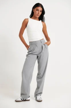Pants>qtrendfashion Alexis Pant Grey