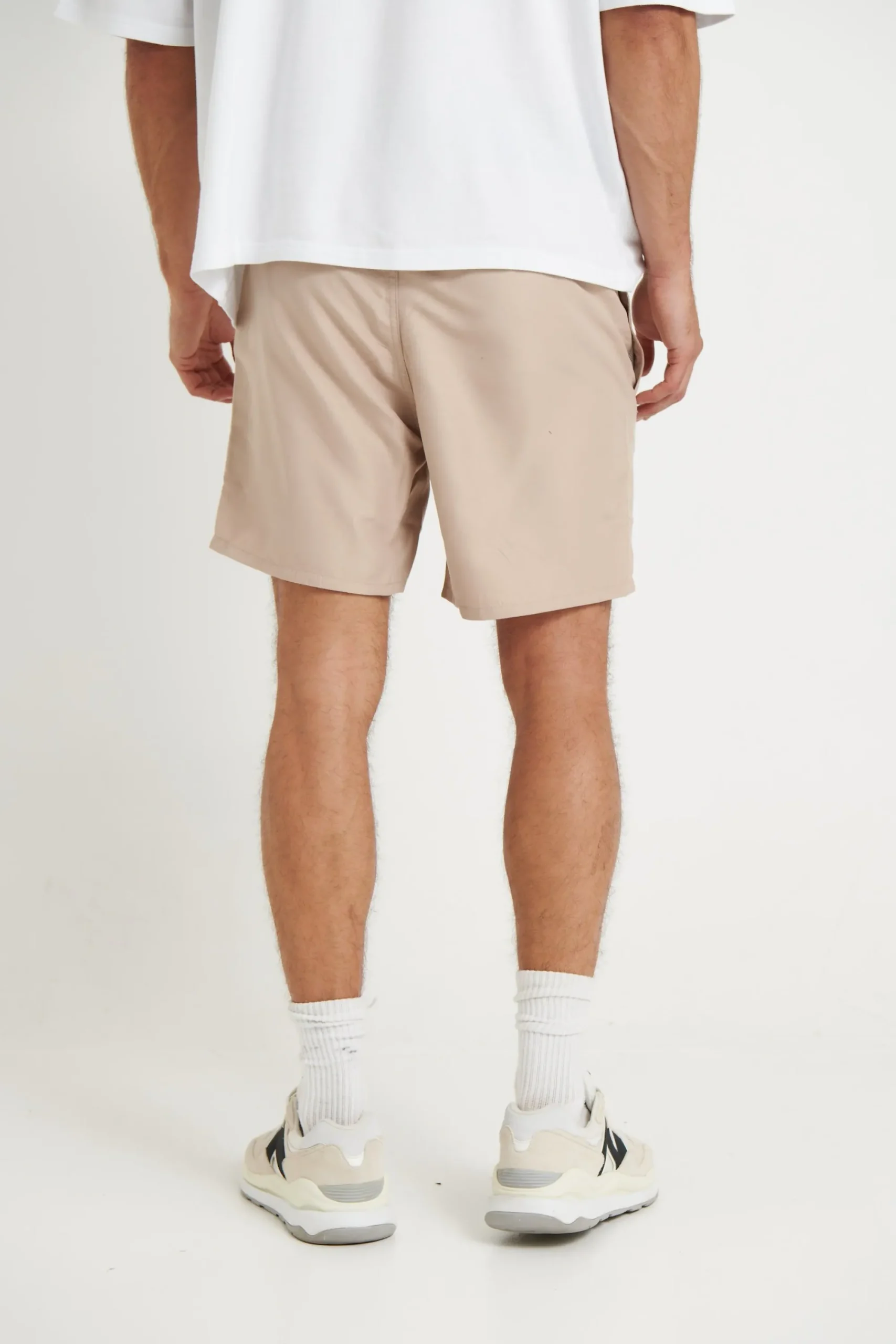 Shorts>Sampson and Taylor Ben Mesh Line Short Sand - Sale