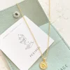 Accessories>Angels Whisper Birthstone 18K Gold Necklace - August