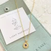 Accessories>Angels Whisper Birthstone 18K Gold Plated Necklace - June
