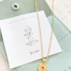 Accessories>Angels Whisper Birthstone 18K Gold Plated Necklace - July