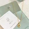 Accessories>Angels Whisper Birthstone 18K Gold Plated Necklace - Feb