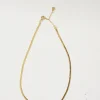 Accessories>Angels Whisper Bold Snake Gold Plated Necklace