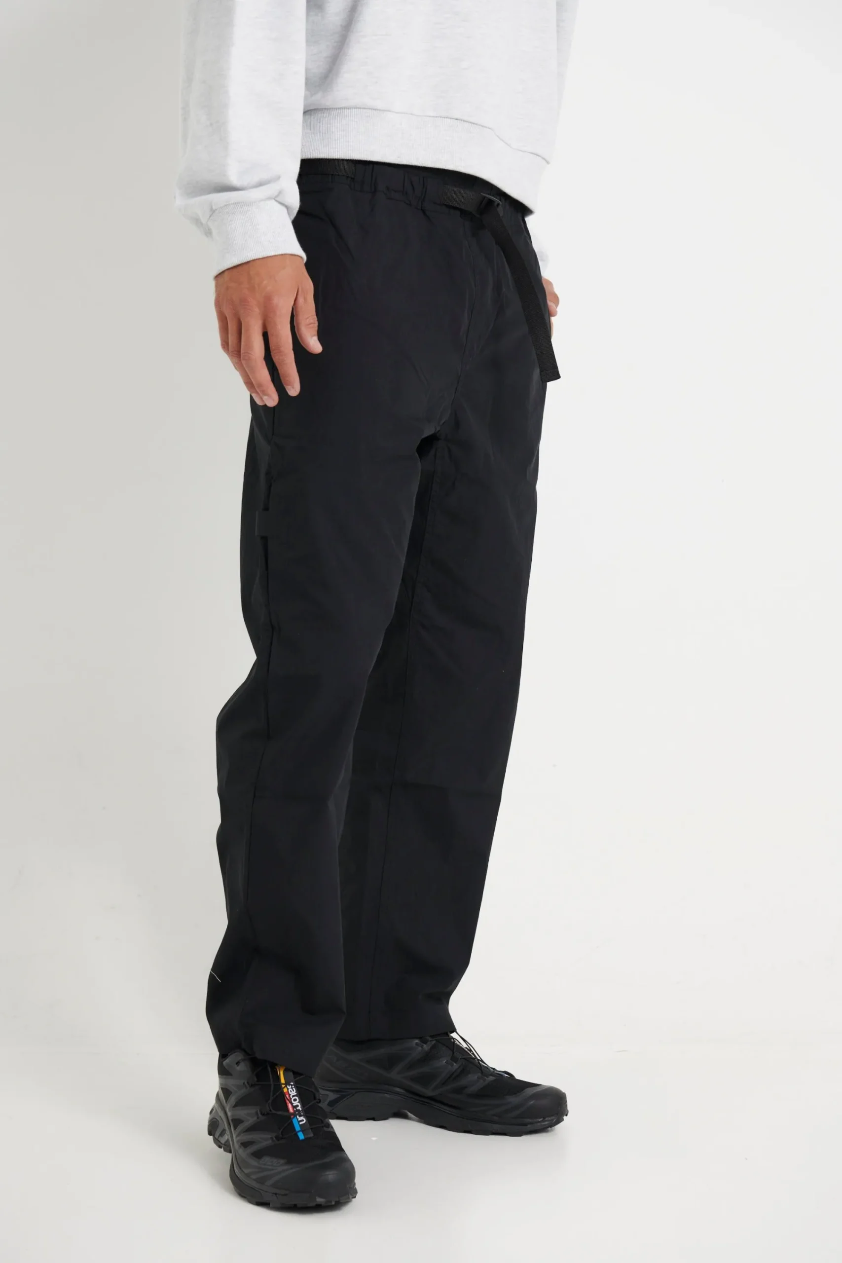 Pants>Sampson and Taylor Charlie Baggy Nylon Pant Black