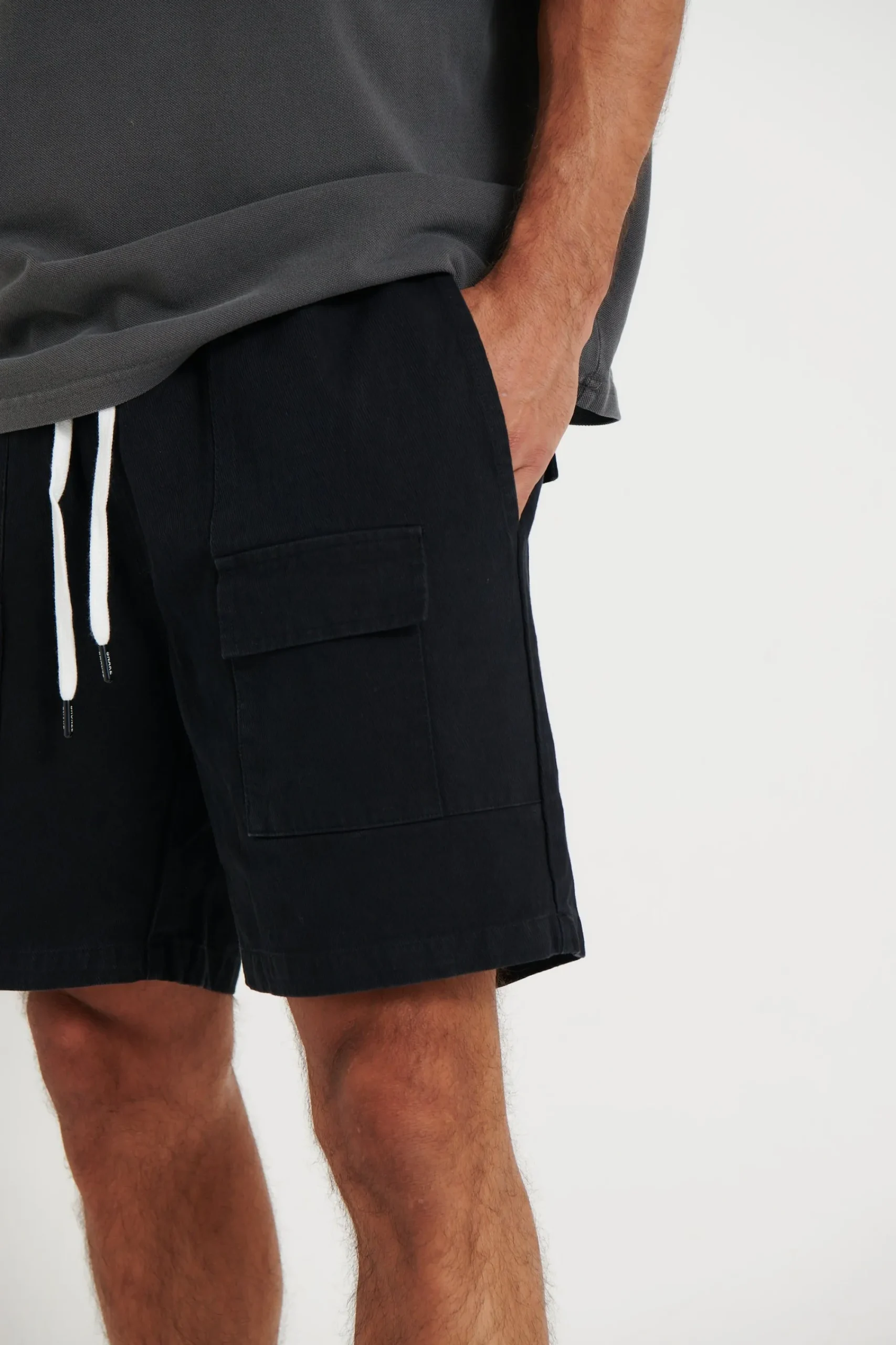 Shorts>Sampson and Taylor Drop 1 Premium Structured Short Black