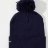 Headwear>Flexfit Pom Pom Beanie Navy
