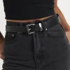 Accessories>Angels Whisper Half Square Basic Belt Silver
