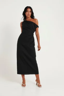 Dresses>Runaway Jaspin Midi Dress Black