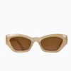 Sunglasses>Peta+ Jain Lana Sunglasses Peach/Brown
