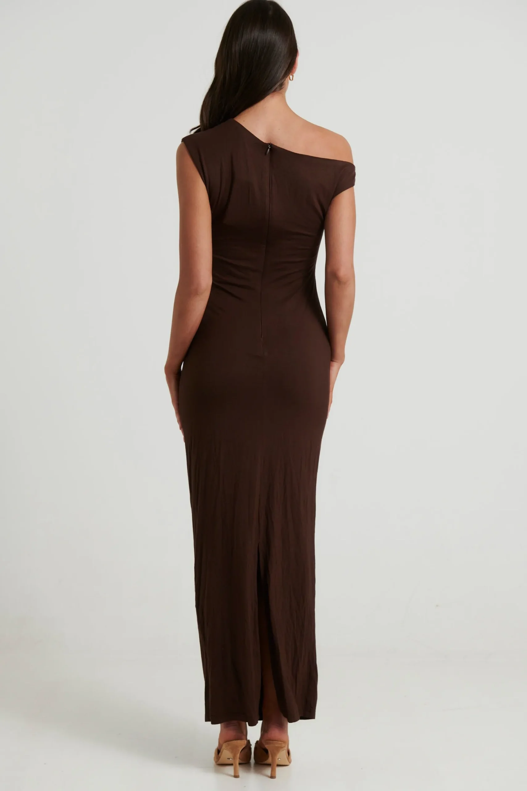 Dresses>M Fashion Maia Maxi Dress Walnut