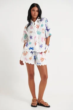 Sets>M Fashion Marri Short White - Final Sale