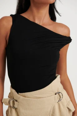 Bodysuits>Light The Fuze Mellie Bodysuit Black