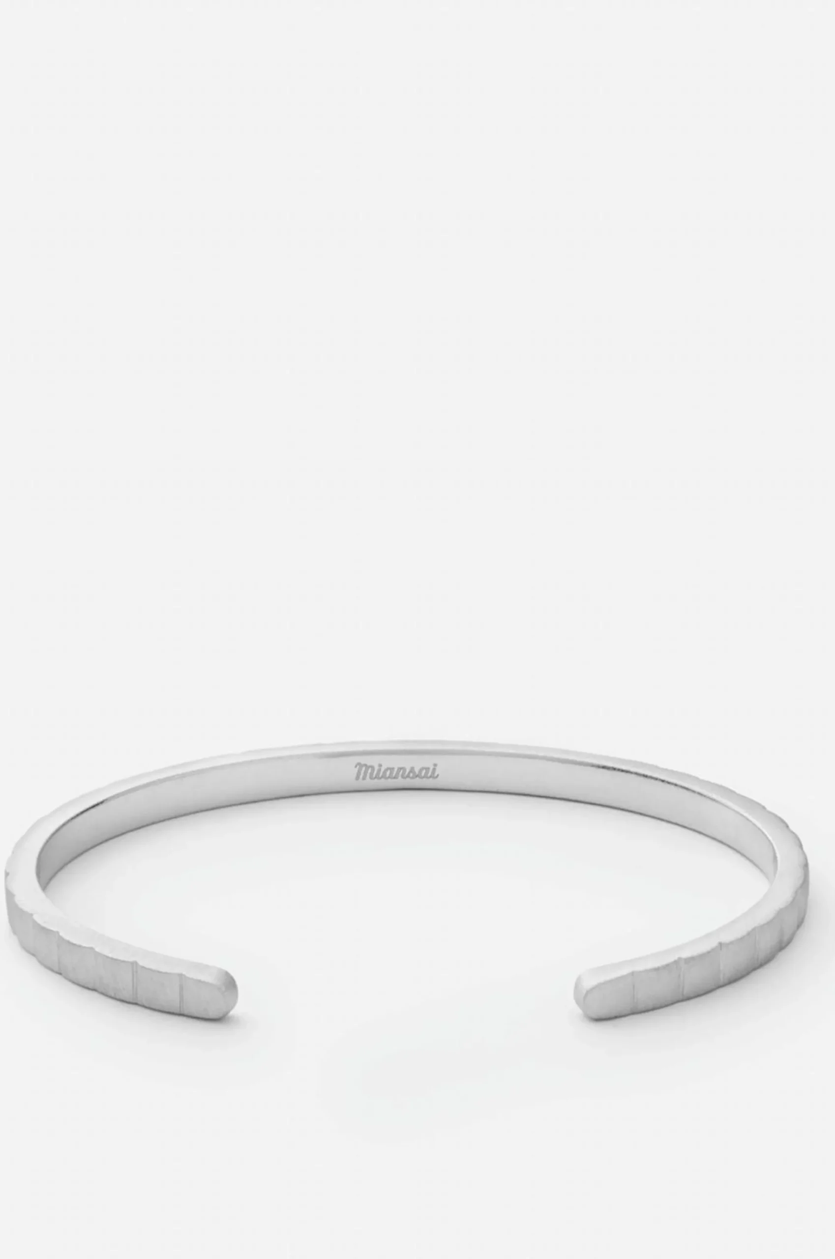 Accessories>Miansai Etch Cuff Matte Silver