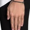 Accessories>Miansai Thin Screw Cuff Noir
