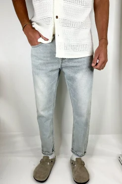 Denim>Sampson and Taylor Miles Straight Denim Light Blue