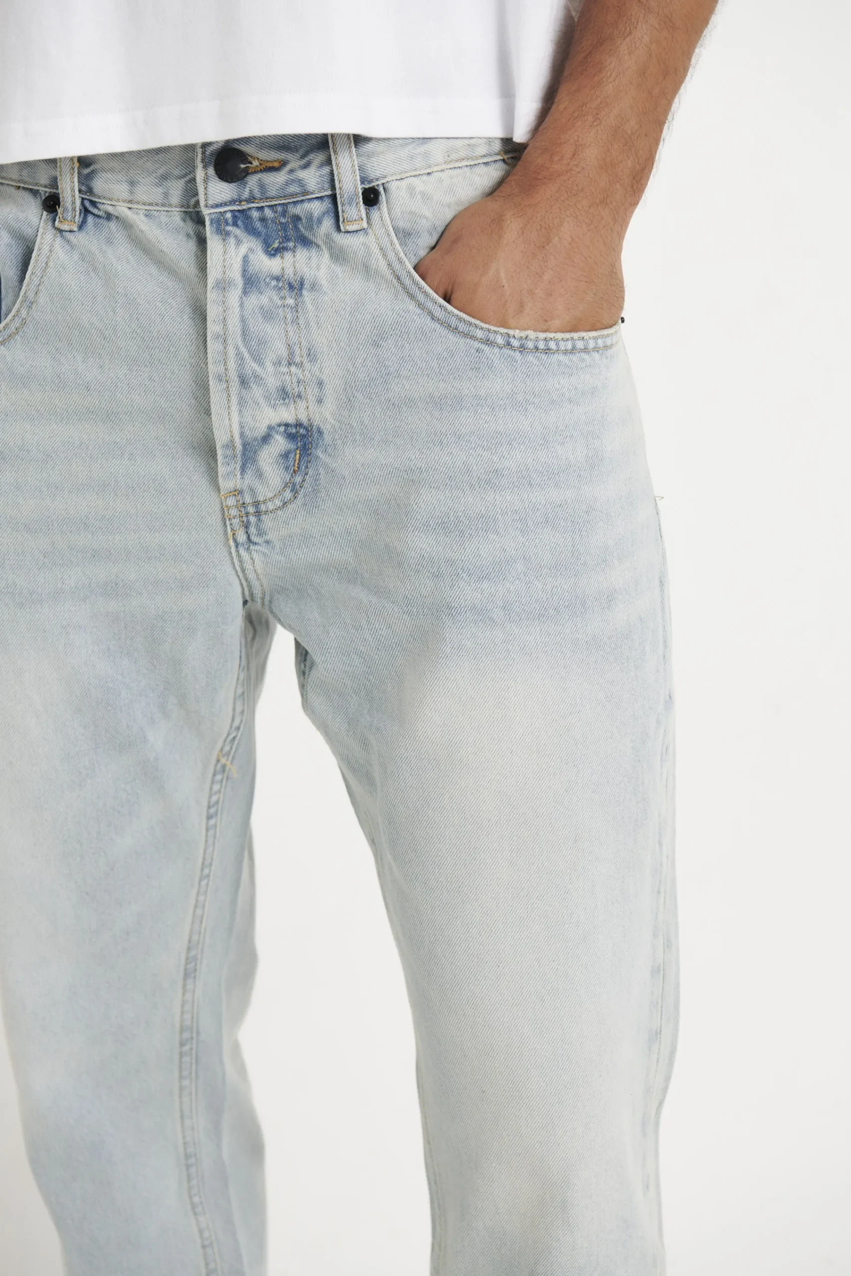 Denim>Sampson and Taylor Miles Straight Denim Light Blue