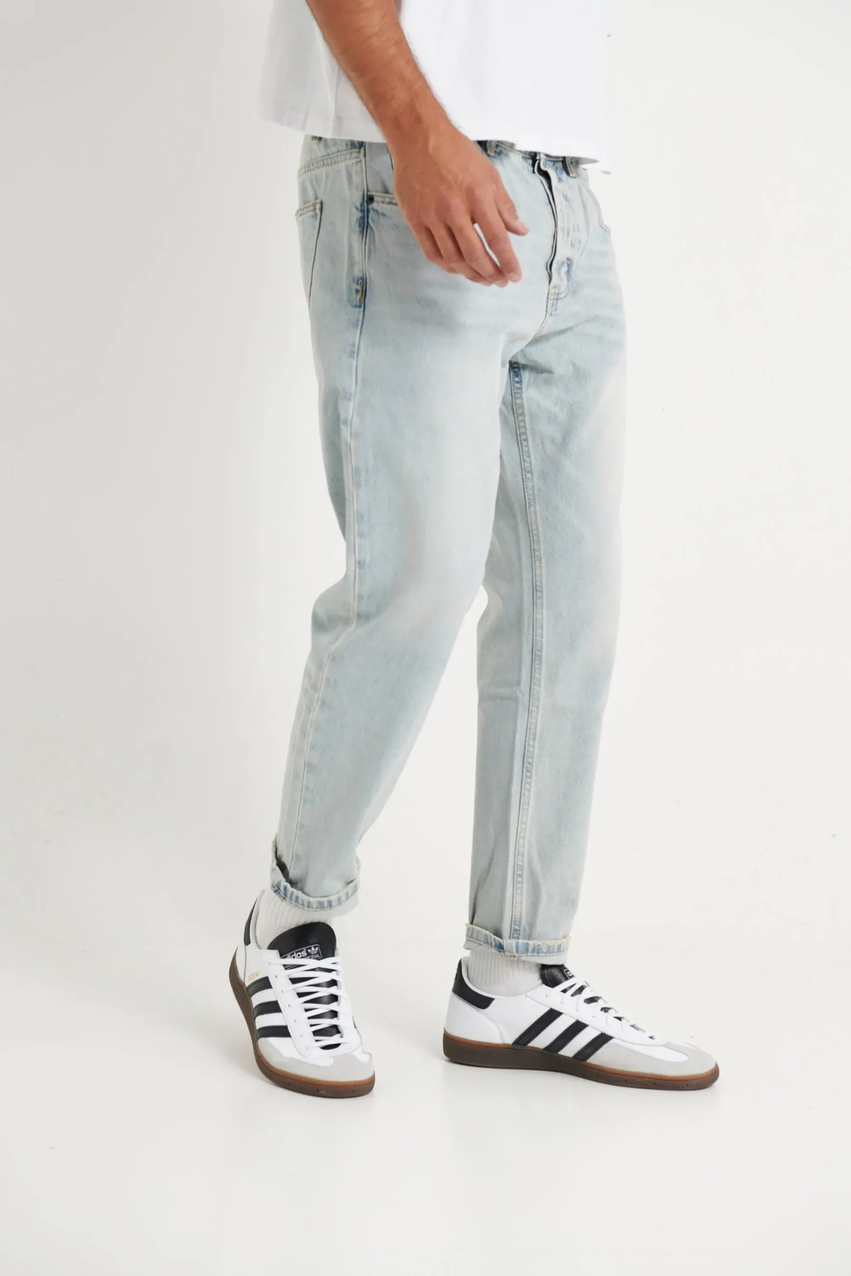 Denim>Sampson and Taylor Miles Straight Denim Light Blue