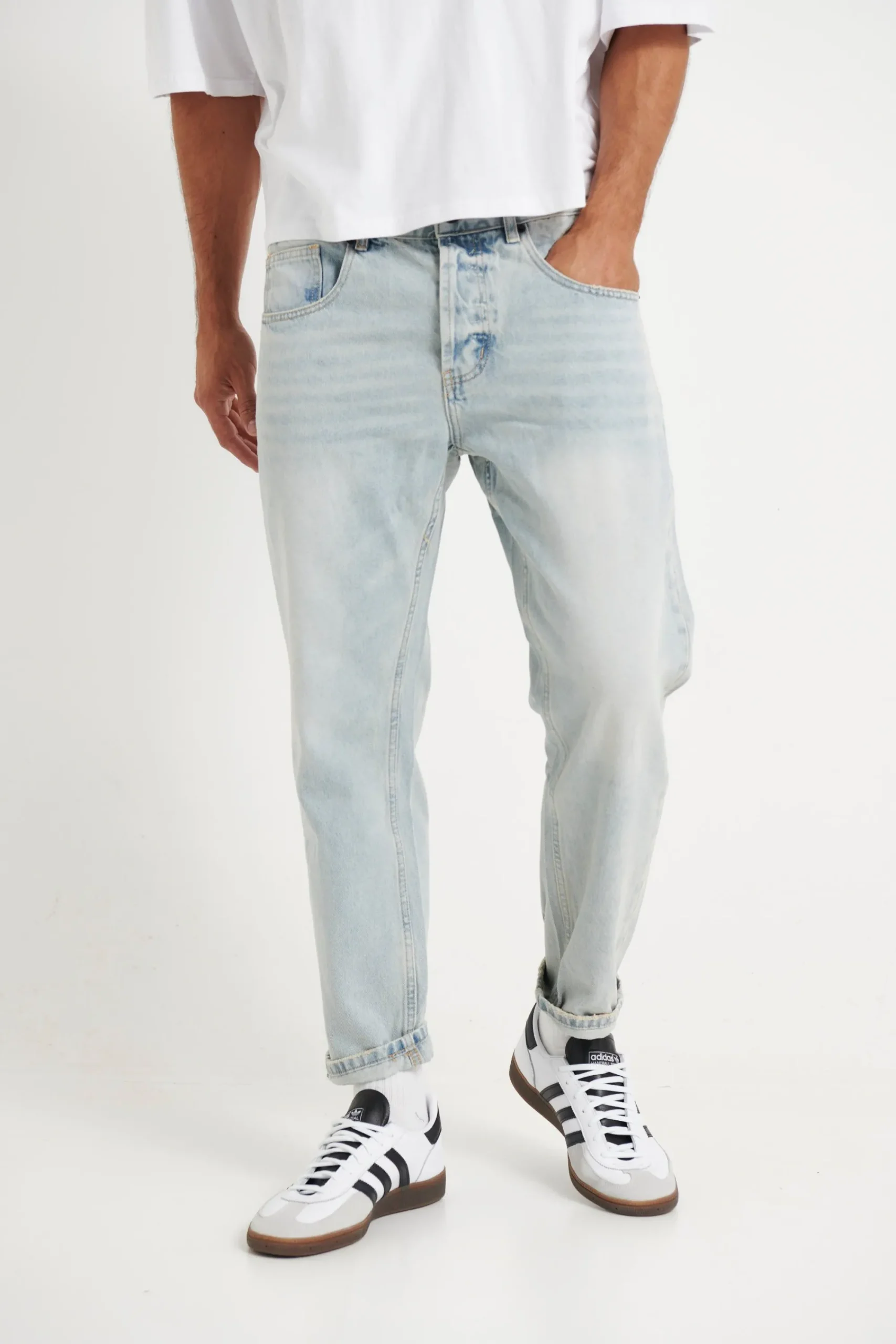 Denim>Sampson and Taylor Miles Straight Denim Light Blue