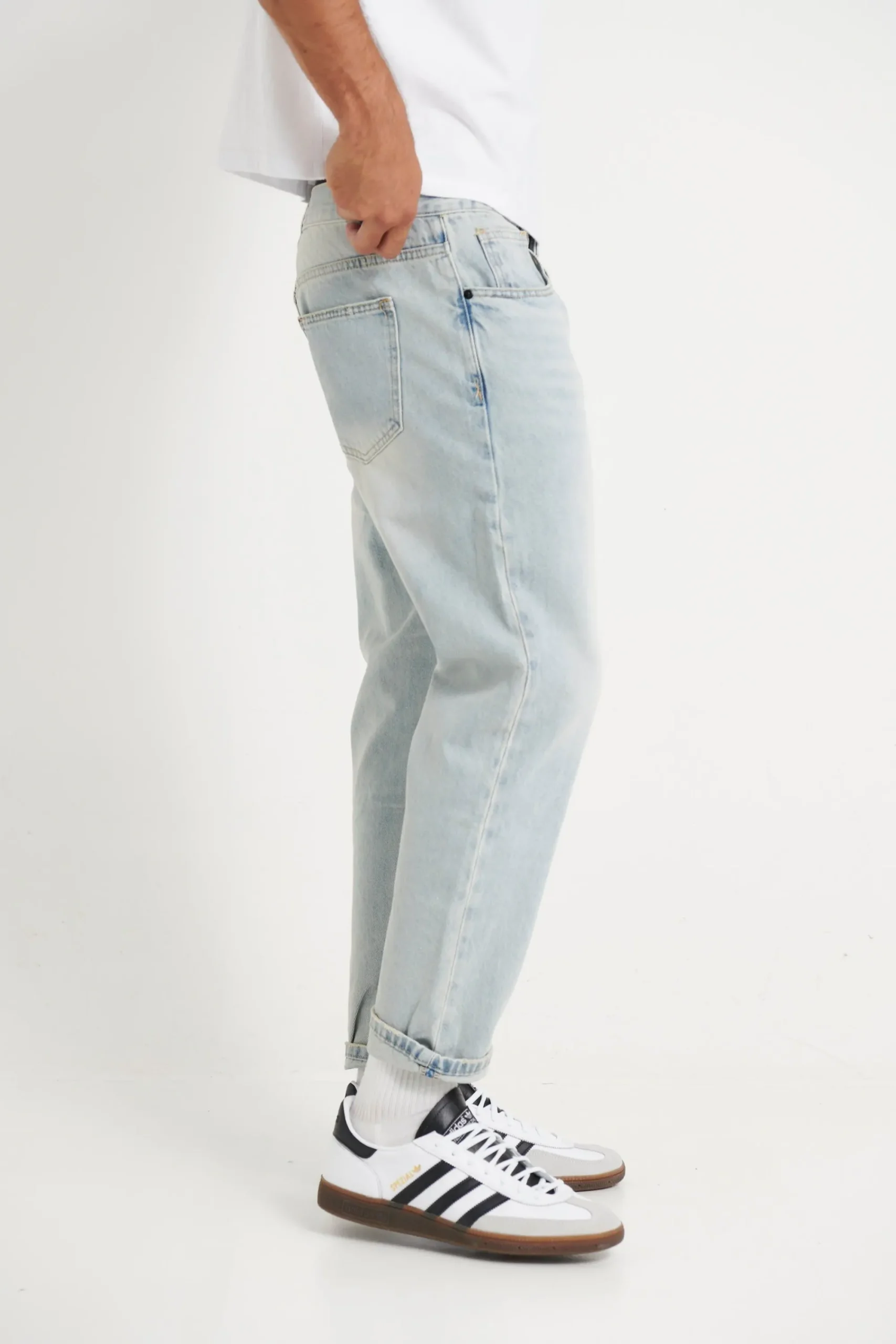 Denim>Sampson and Taylor Miles Straight Denim Light Blue