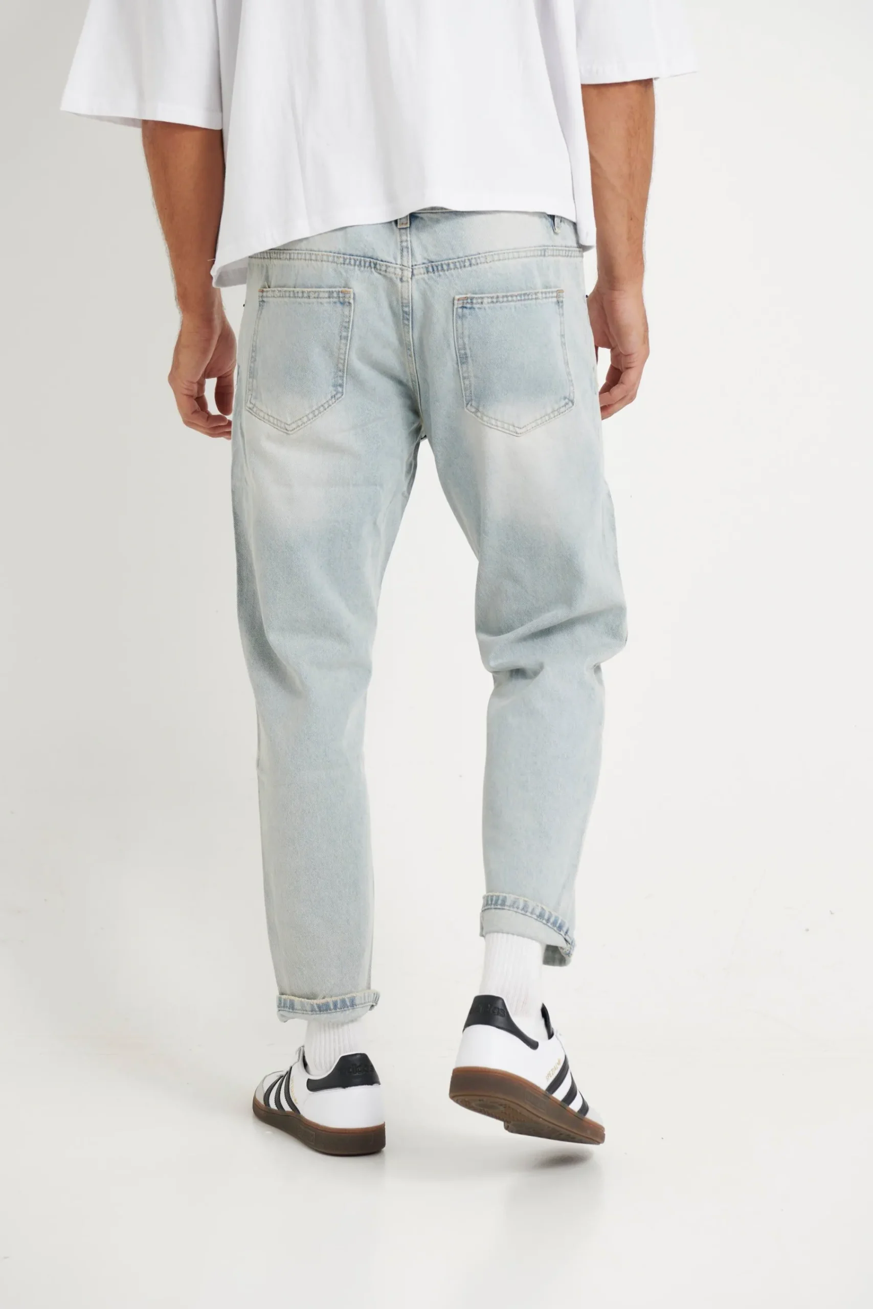 Denim>Sampson and Taylor Miles Straight Denim Light Blue