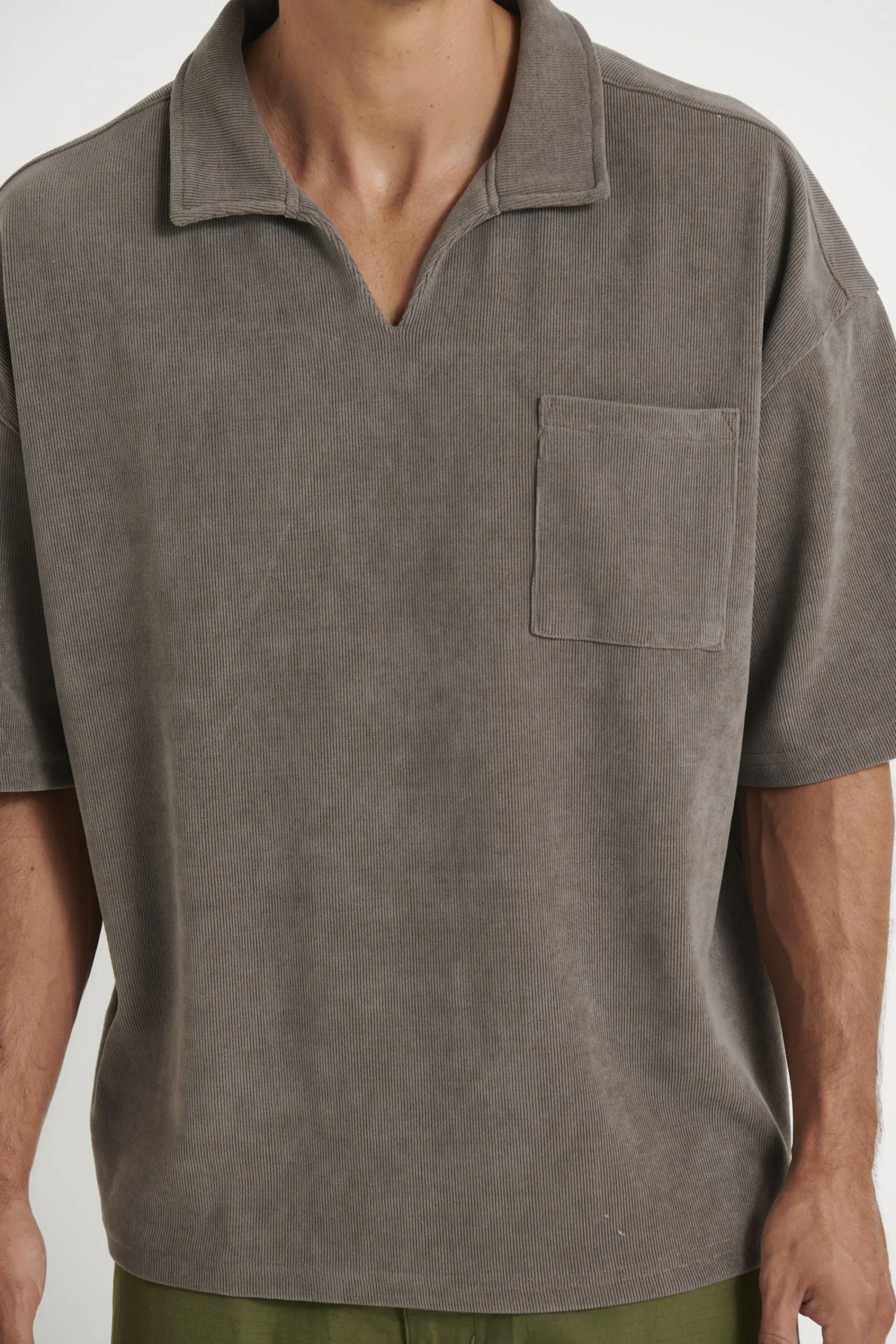 Shirts>NTH Neil Soft Cord Polo Acid