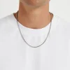 Accessories>Angel Whispers Nth Box Chain Necklace Silver