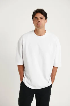 Tees>Sampson and Taylor Nth Heavy Ribbed Tee White