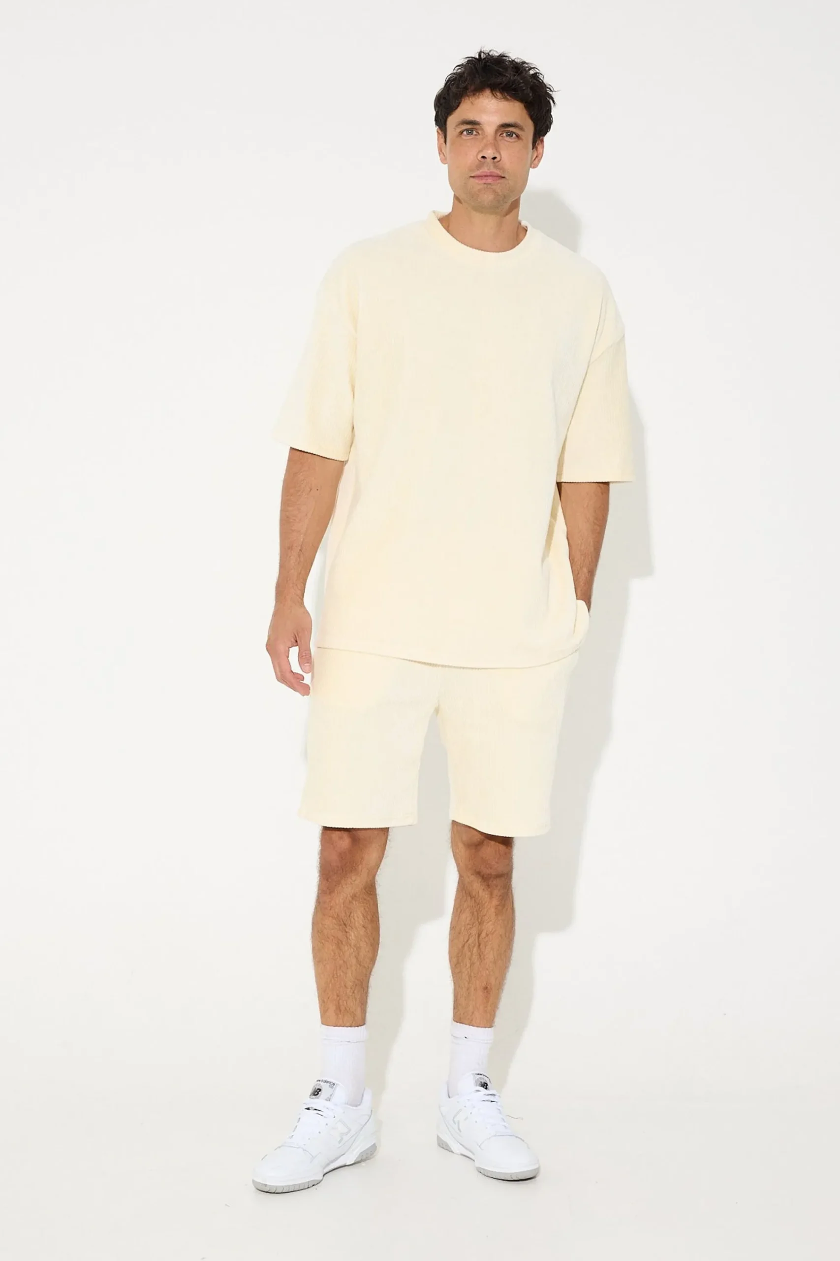 Tees>NTH Ribbed Cord Tee Ivory