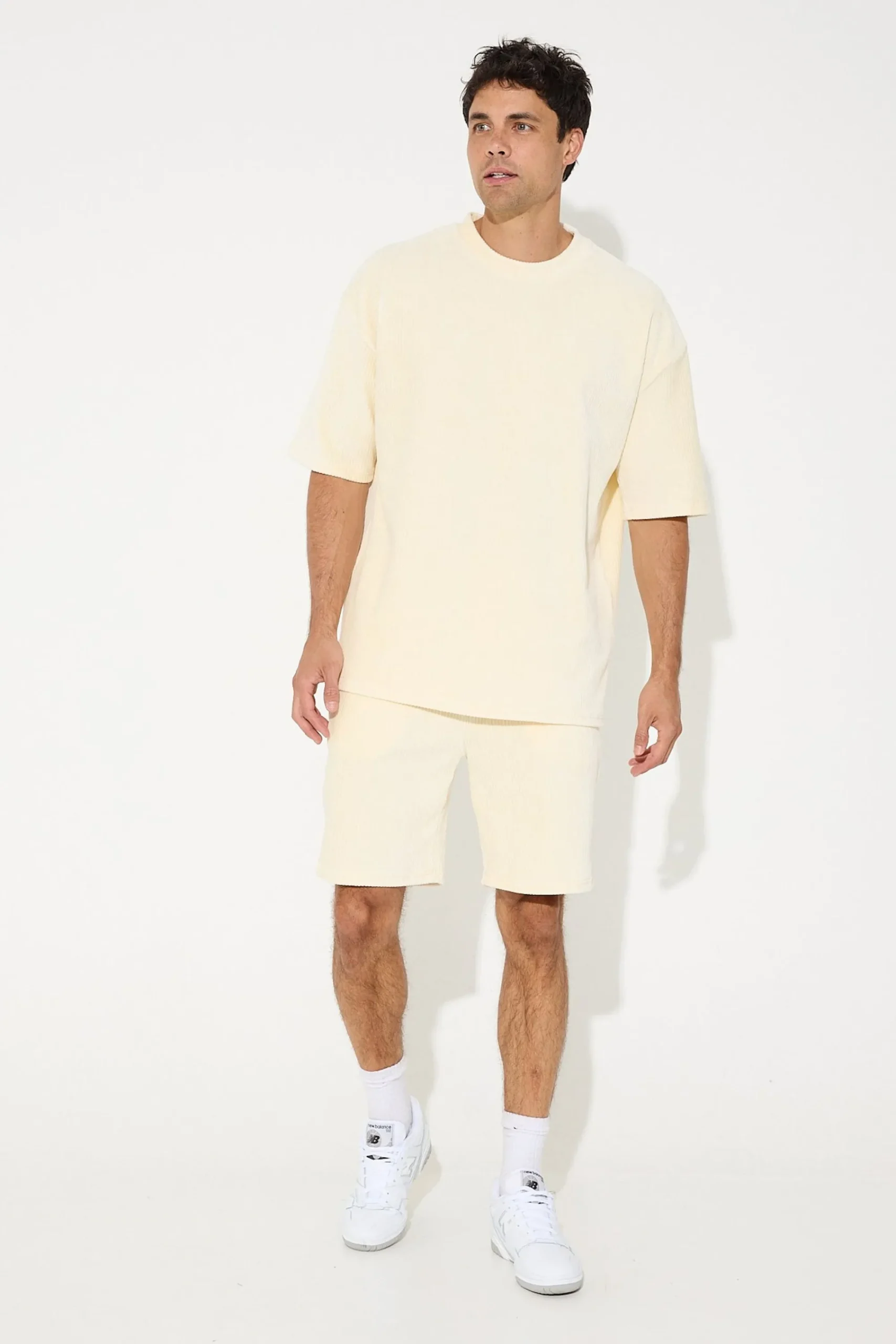 Tees>NTH Ribbed Cord Tee Ivory