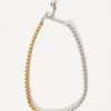 Accessories>Angel Whispers Nth Split Chain Necklace Gold/Silver