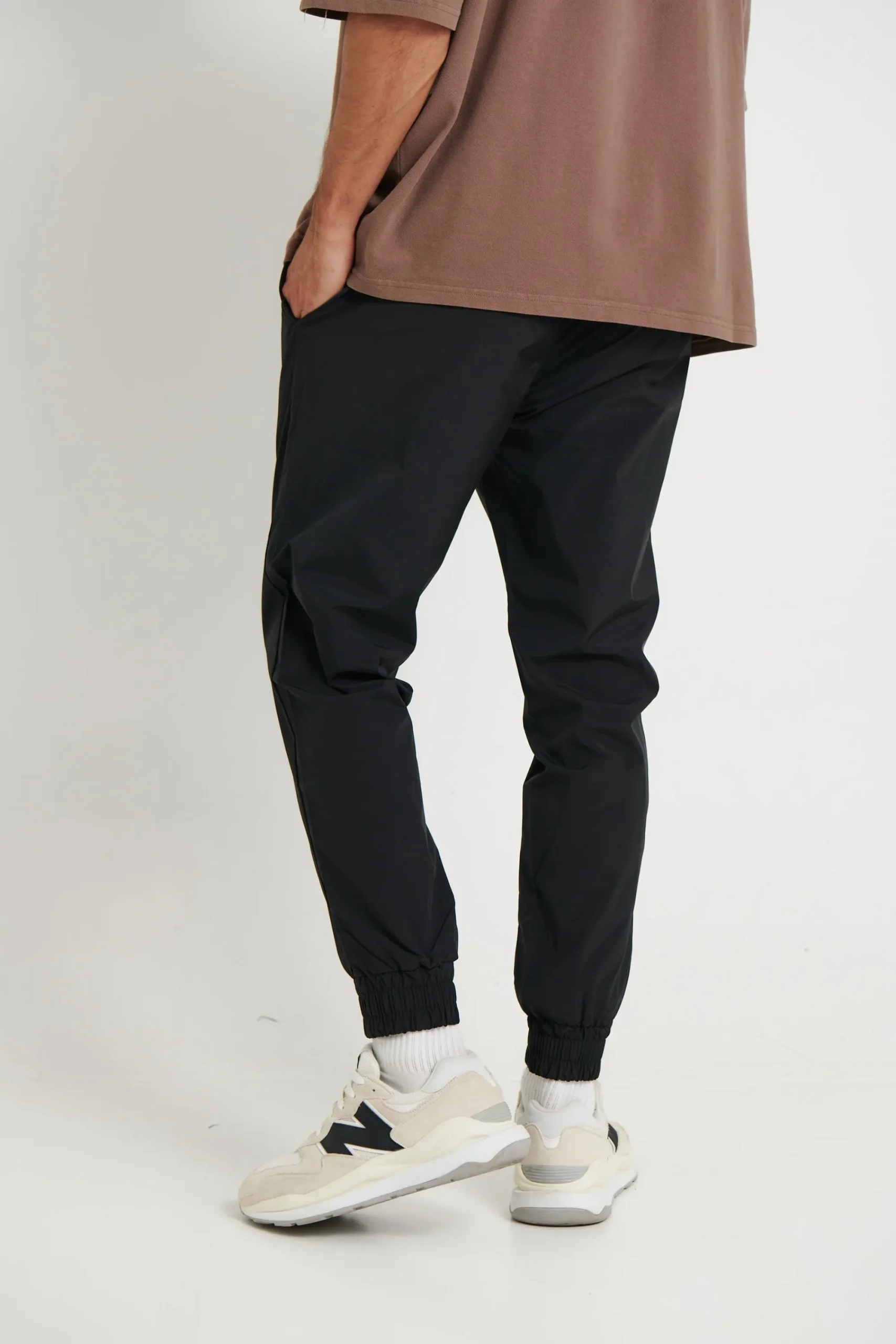 Pants>Sampson and Taylor Parachute Jogger Black - Final Sale