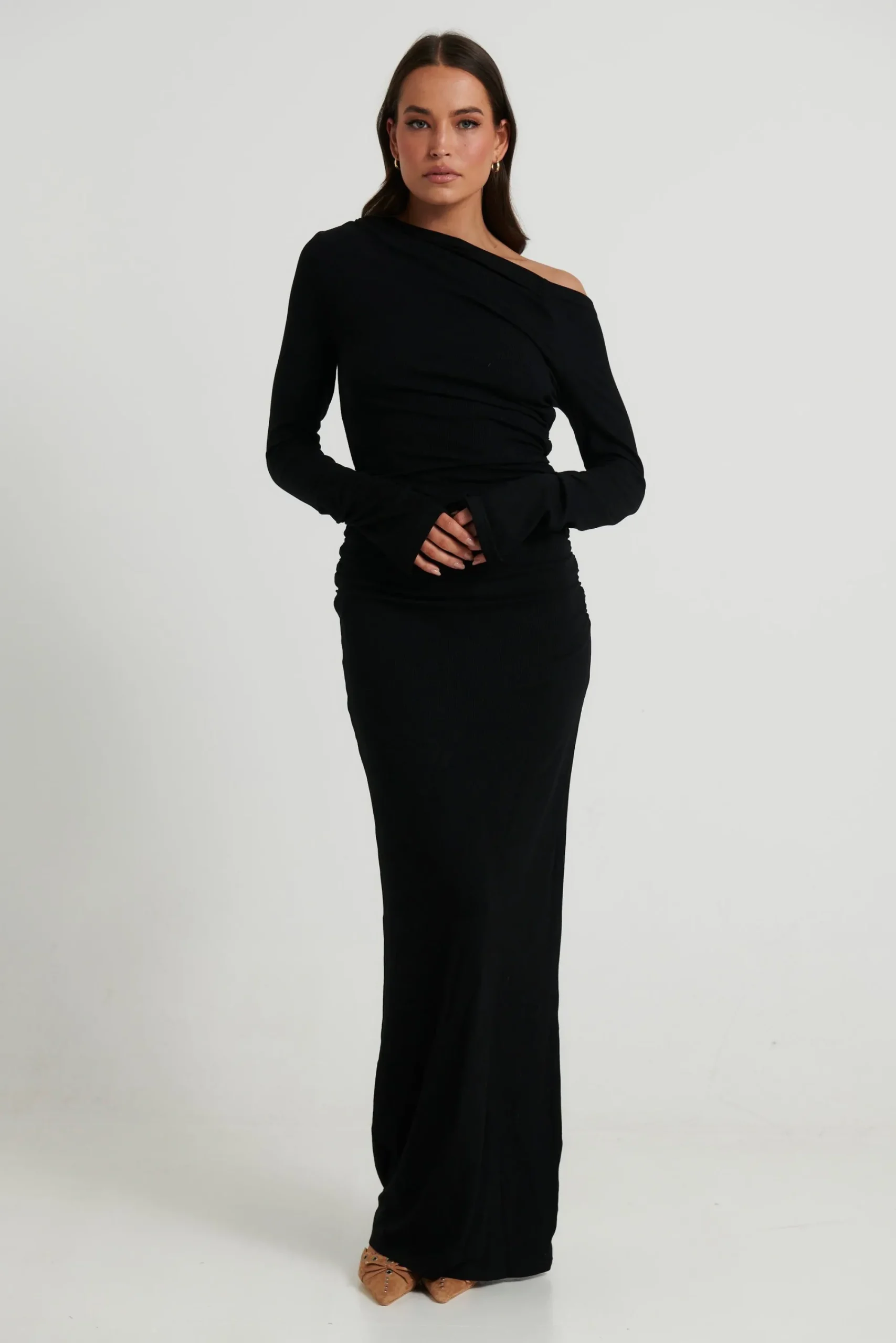 Dresses>SNDYS Reyna Maxi Dress Black