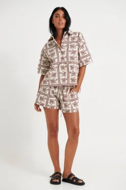 Shirts>M Fashion Romee Shirt Chocolate - Final Sale