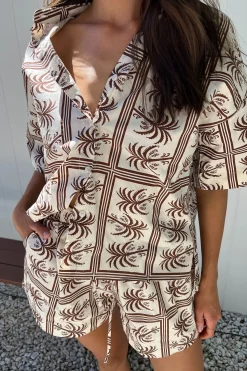 Shirts>M Fashion Romee Shirt Chocolate - Final Sale