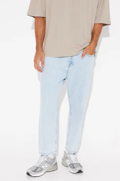 Denim>Sampson and Taylor Sonny Loose Straight Jean Light Blue